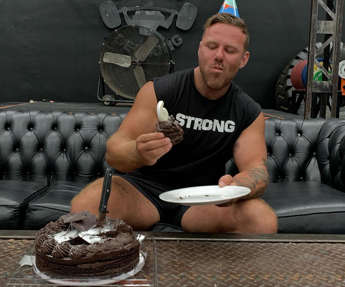 Bulk Nutrients Ambassador Tyson Morrissy cake day