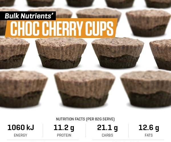 Choc Cherry Cups recipe from Bulk Nutrients