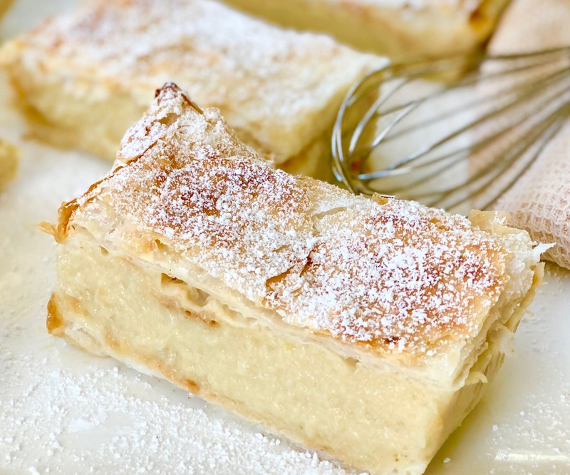High-Protein Vanilla Slice
