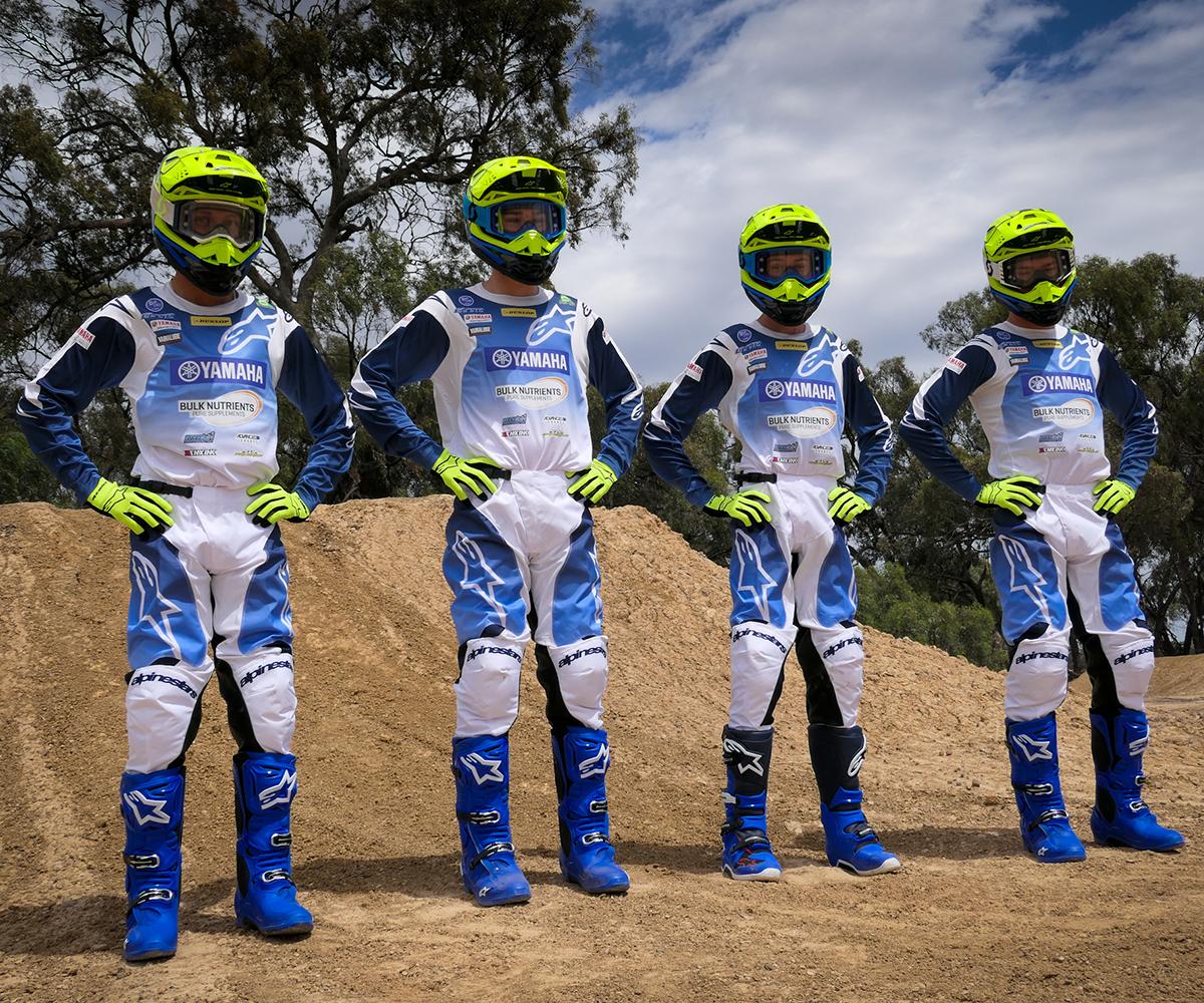 WBR Yamaha team - team standing together