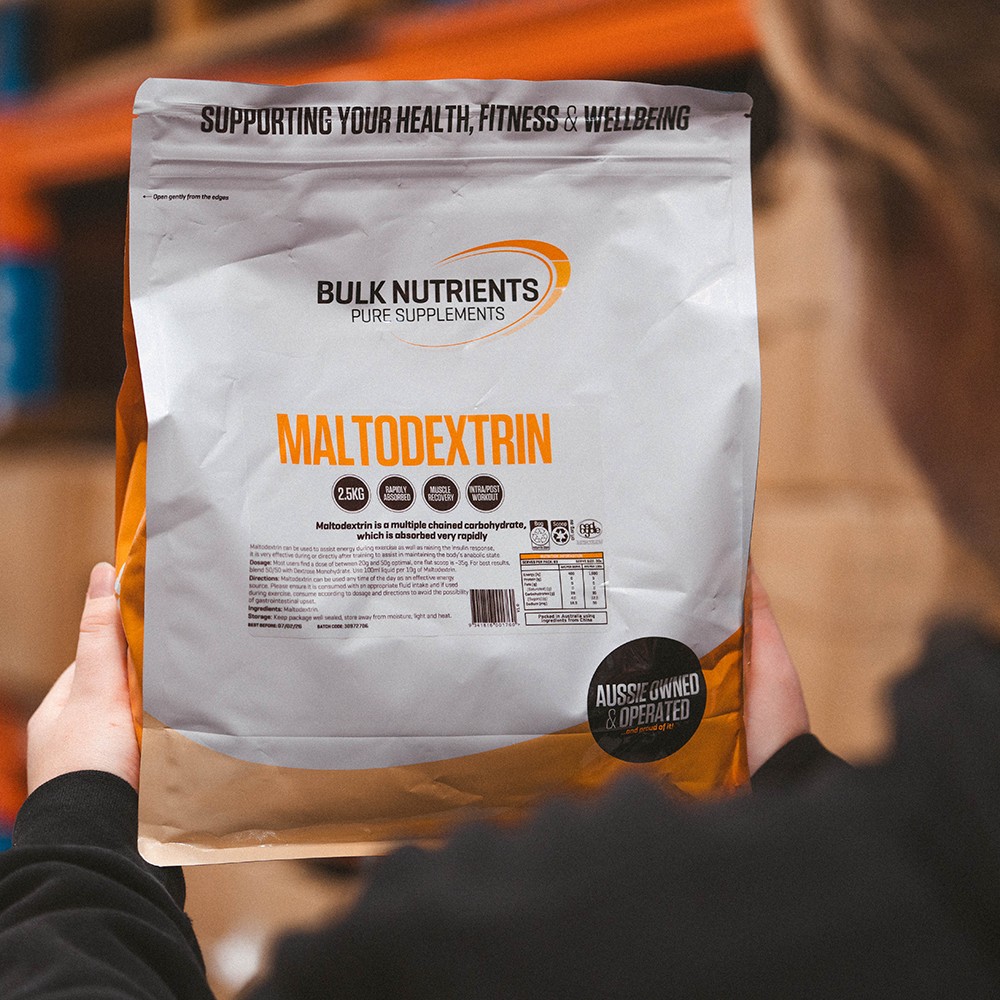 Maltodextrin has a higher osmotic value than dextrose, which can be beneficial for optimum gastric emptying as well as being gentler on the stomach.