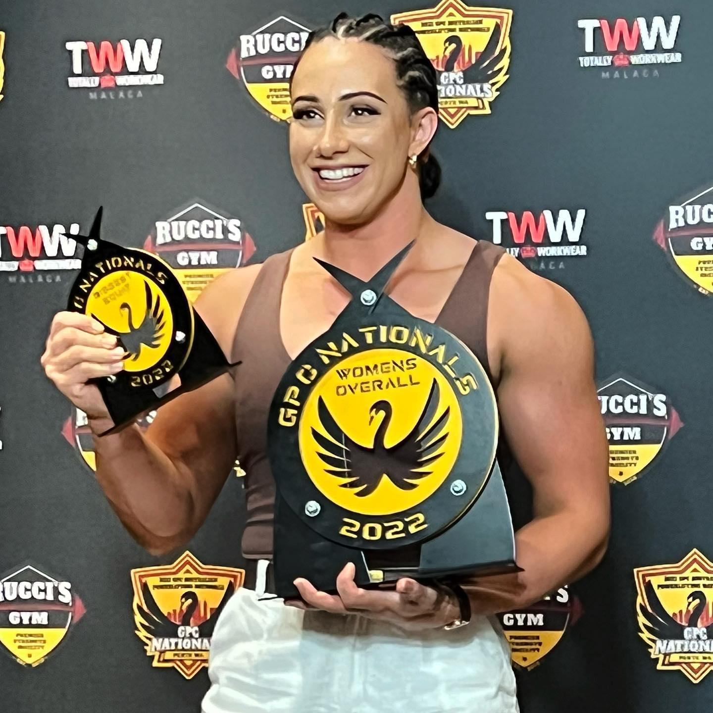 Bulk Nutrients Ambassador Lily Riley Overall Australian champion at GPC nationals 2022
