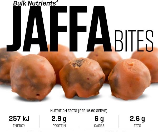 12 Days of Christmas - Jaffa Bites recipe from Bulk Nutrients