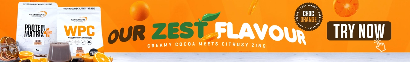 Choc Orange in Protein Matrix+ and WPC - Our zest flavour - Creamy cocoa meets citrusy zing! - Try Now!