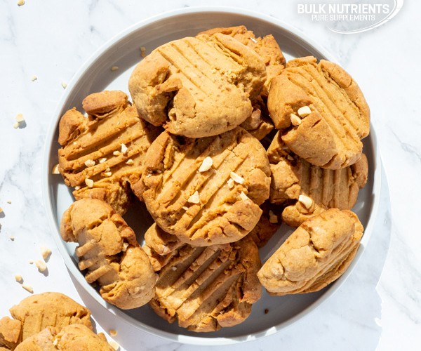 High Protein Peanut Butter Protein Cookies recipe from Bulk Nutrients