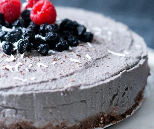 High Protein Vegan Acai Berry Cake recipe from Bulk Nutrients