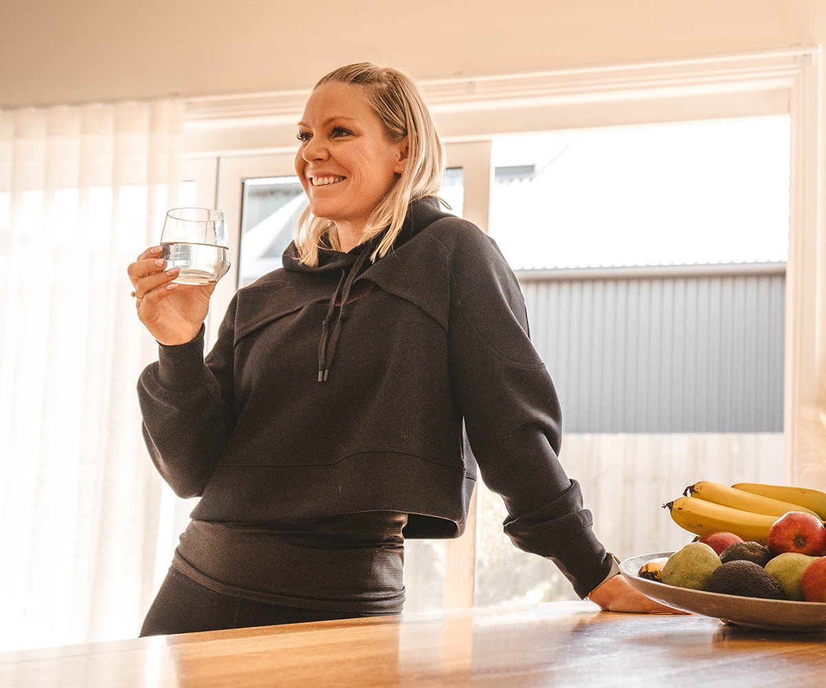 Being well hydrated throughout the day can help you to sleep better at night.