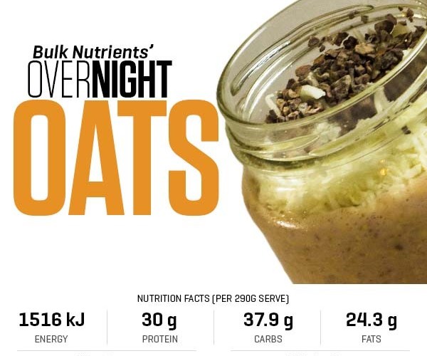 12 Days of Christmas - Overnight Oats recipe from Bulk Nutrients