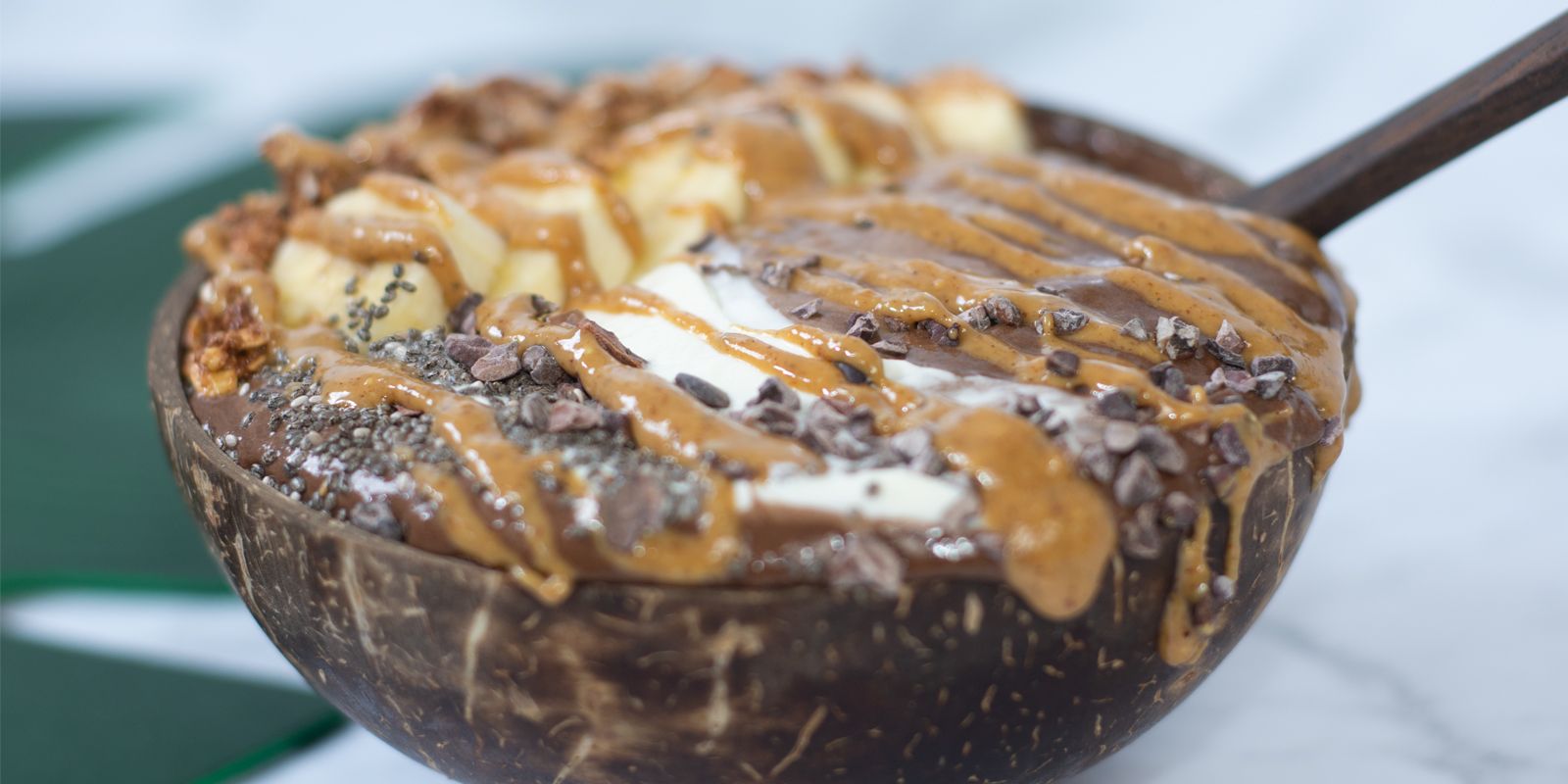 High Protein Bounty Smoothie Bowl recipe from Bulk Nutrients