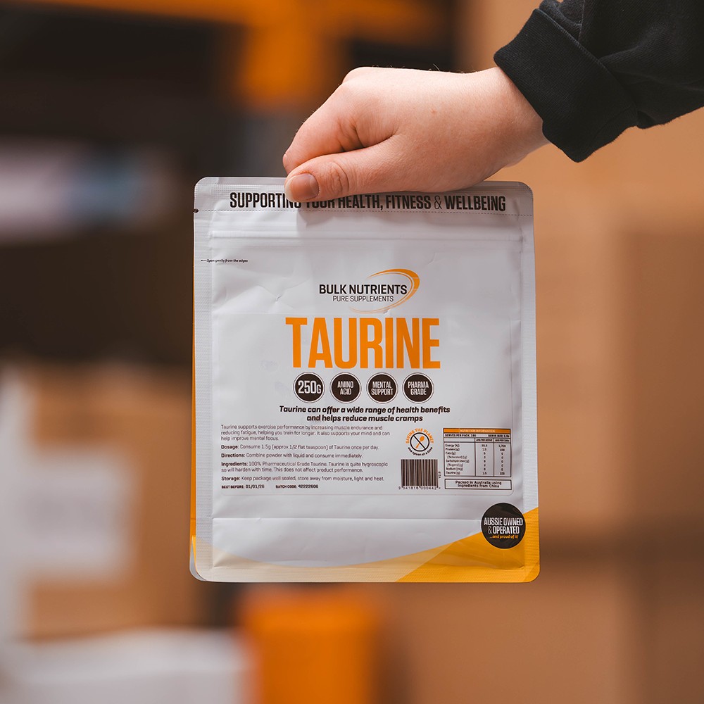 Bulk Nutrients' Taurine has antioxidant properties, which means it can help protect your cells from damage caused by intense physical activity.