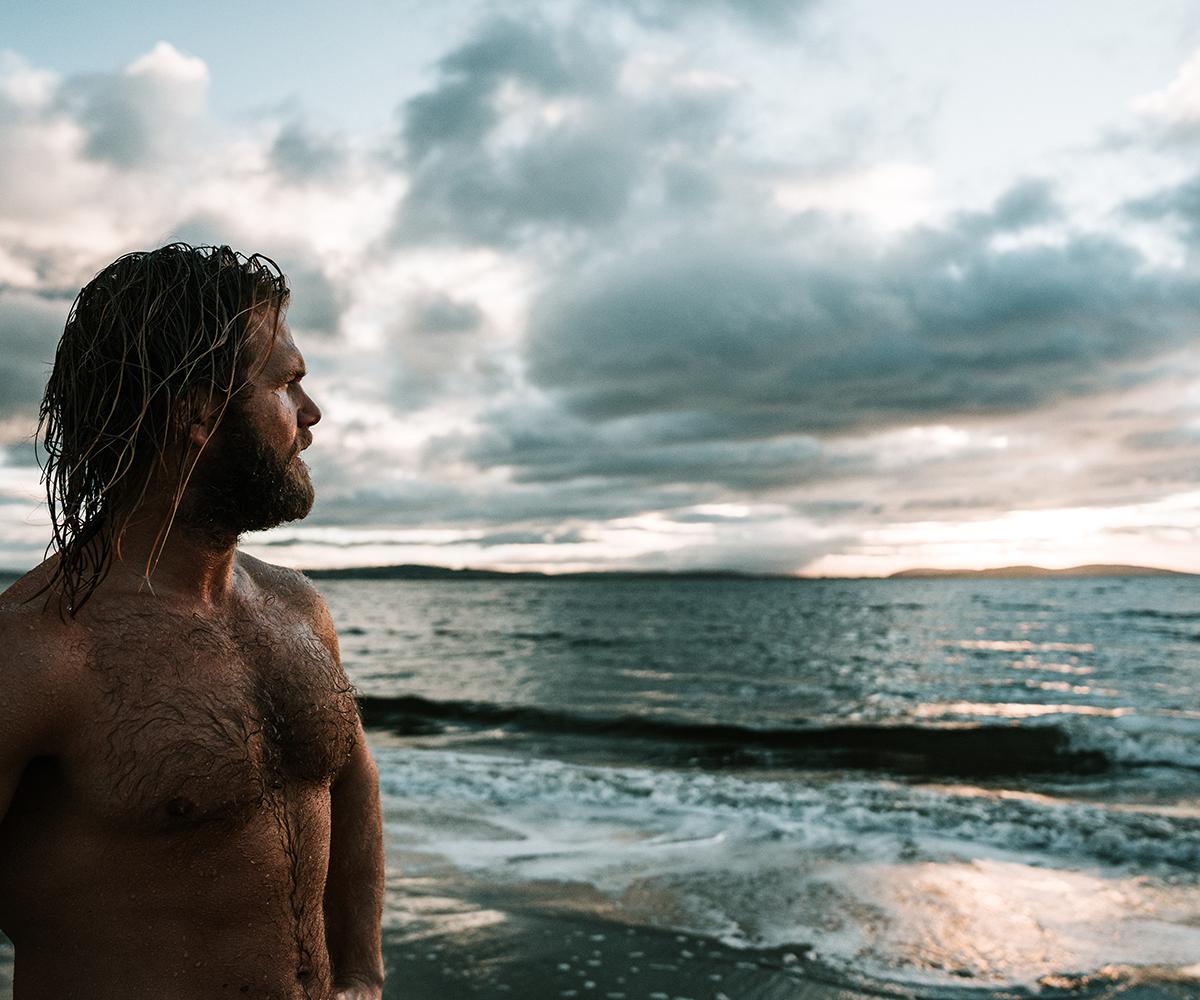 Bulk Nutrients Ambassador Andy Leigh looking out on to the water