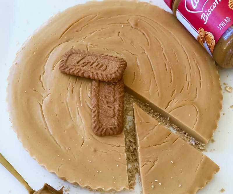 High Protein Biscoff Custard Tart