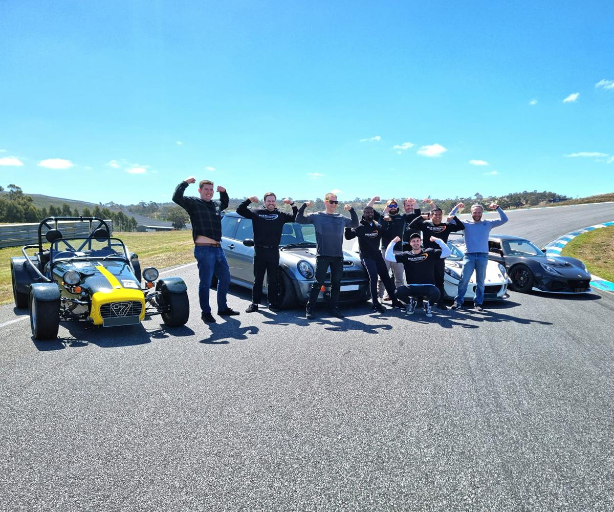 The Bulk Crew at Bulk Nutrients Baskerville Raceway