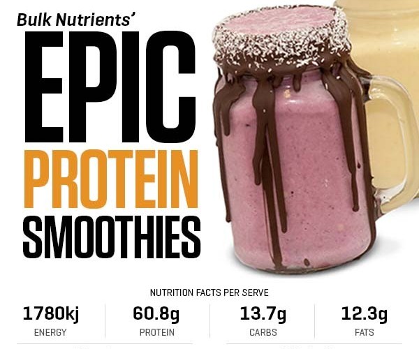 Chocolate Berry Pancakes with Oat Crumble recipe from Bulk Nutrients