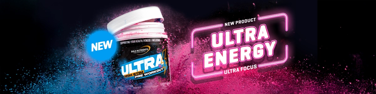 Bulk Nutrients Ultra High Stim Pre Workout - New Product Ultra Energy Ultra Focus