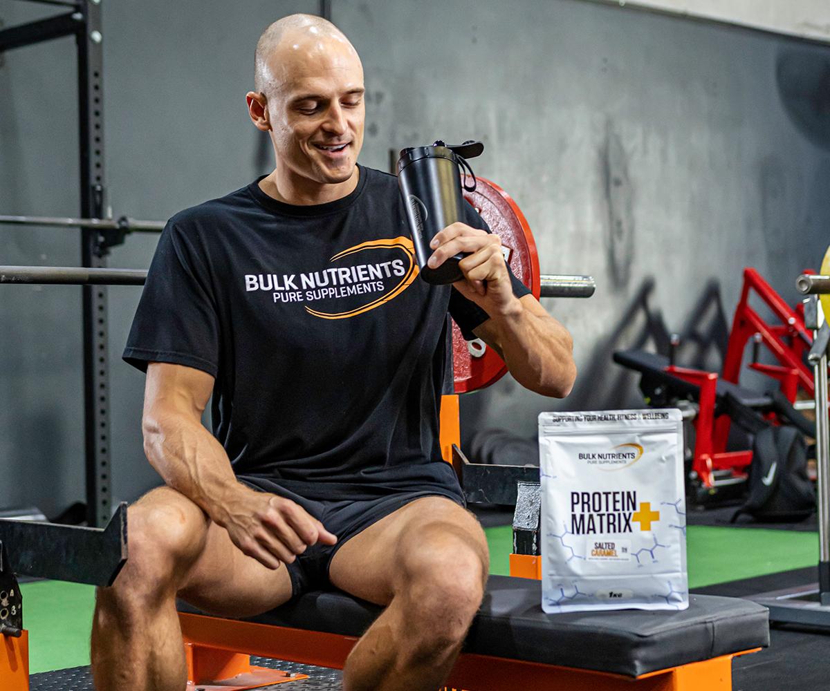 Bulk Nutrients Ambassadors Max Cuneo with Protein Matrix
