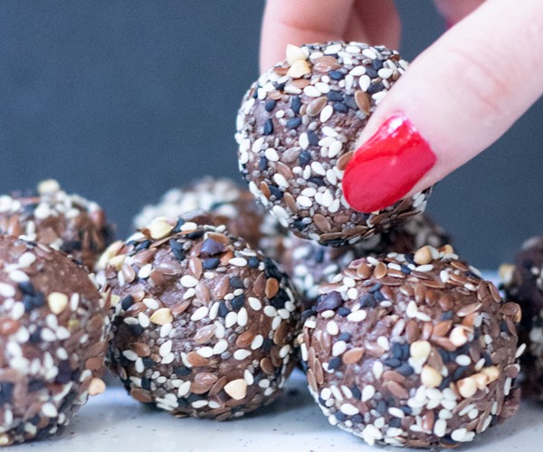 High Protein Nutella Inspired Protein Balls recipe from Bulk Nutrients