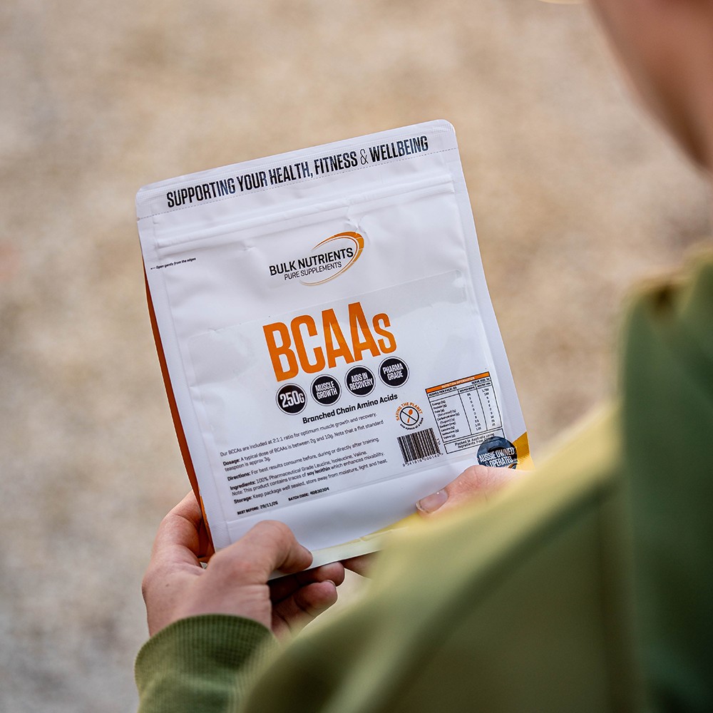 Bulk Nutrients' Branched Chain Amino Acids BCAAs Unflavoured