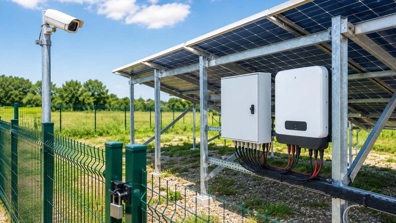 Krađa opreme sa solarne elektrane: Kako zaštititi kabele i komponente