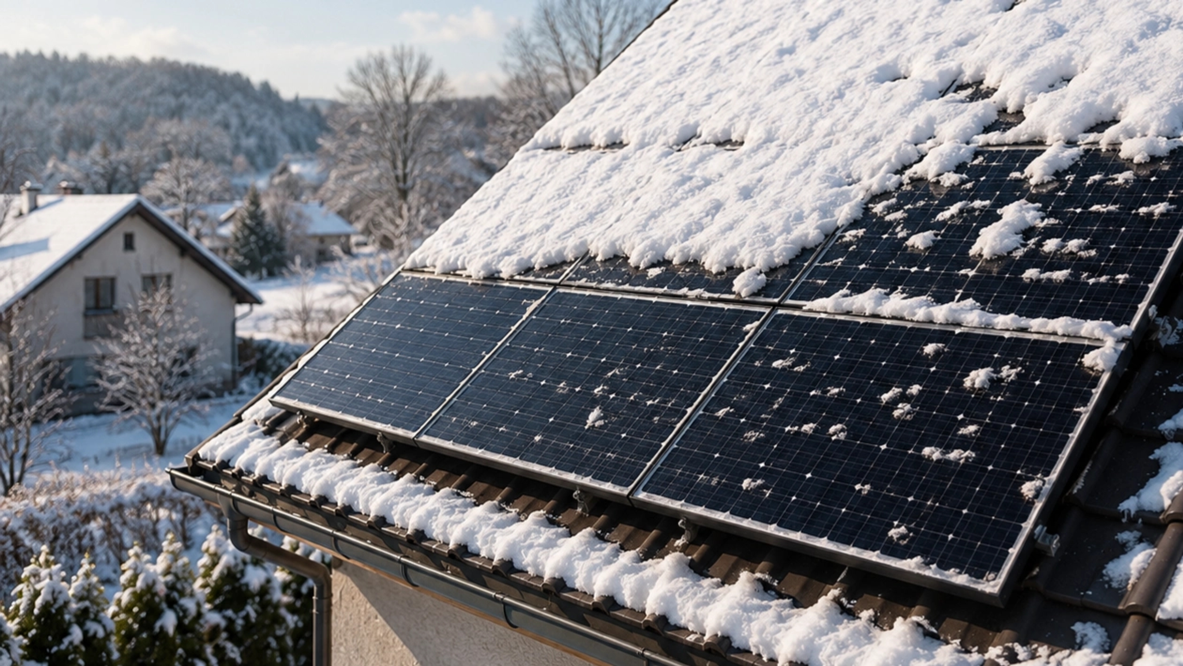 Snijeg na panelima: Kako zima u kontinentalnoj Hrvatskoj utječe na proizvodnju solarne elektrane