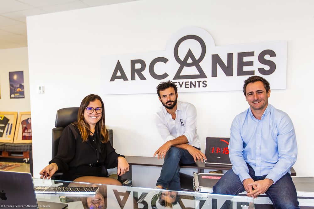 Le staff permanent d'Arcanes Events