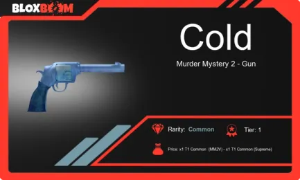 Cold Gun MM2: An Icy Addition to Your Murder Mystery 2 Gun Roster!