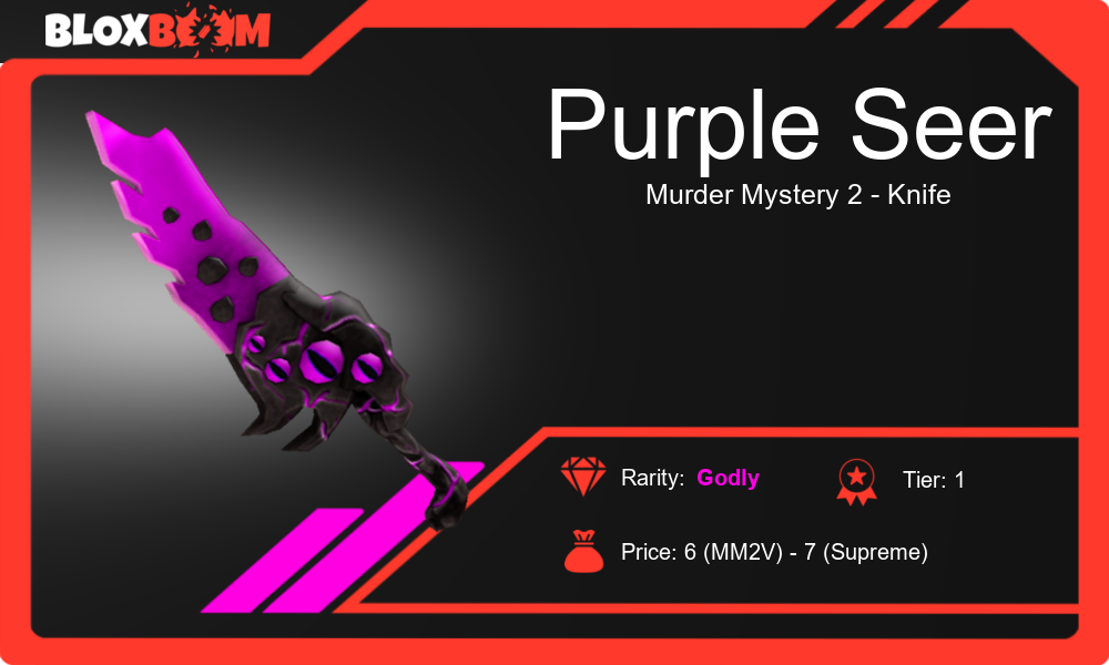 Dive into the PURPLE VOID! Get the GODLY Purple Seer in MM2 NOW!