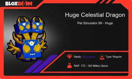 OMG! Everything You Need to Know About the Huge Celestial Dragon in Pet Simulator 99!