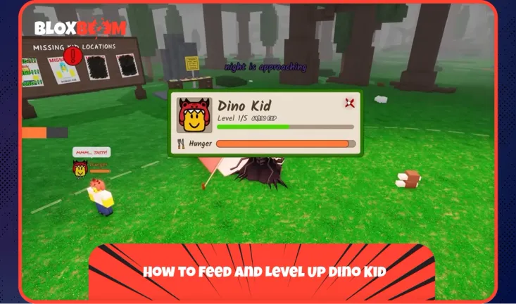 How to Feed and Level Up Dino Kid
