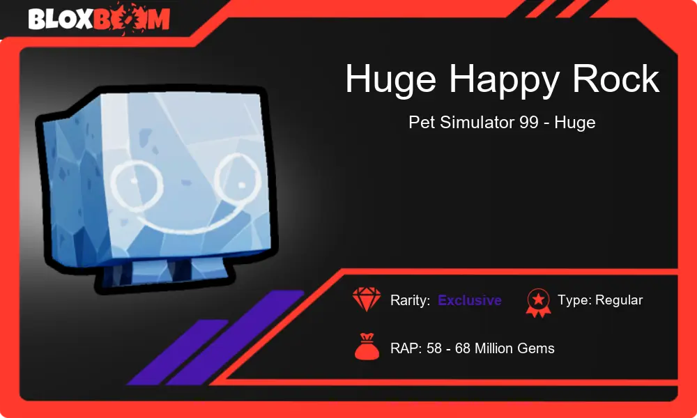 Epic Adventures Await with Huge Happy Rock in Pet Sim 99!