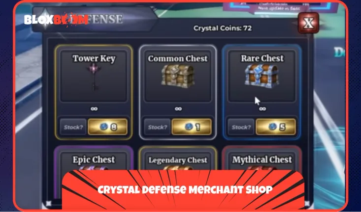 Crystal Defense Merchant Shop