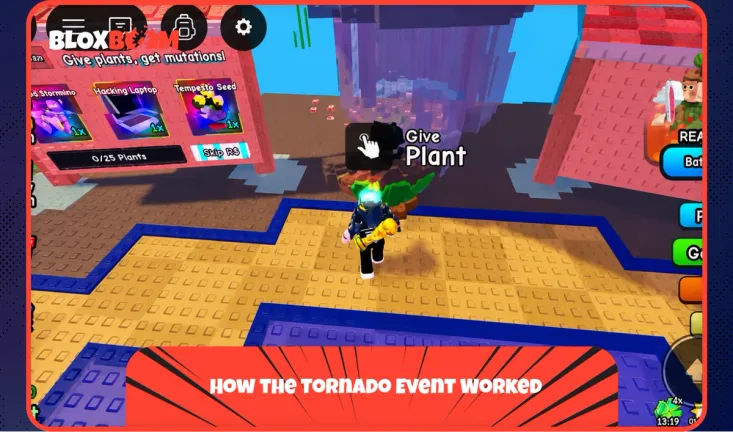 How the Tornado Event Worked