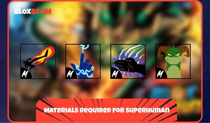 materials required for superhuman