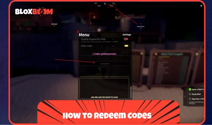 How to Redeem Codes