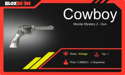 Discover the Classic Power of the Cowboy MM2 in Murder Mystery 2!