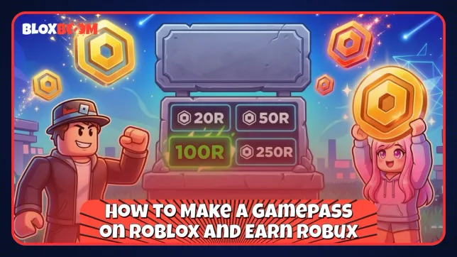 How to Make a Gamepass on Roblox and Earn Robux