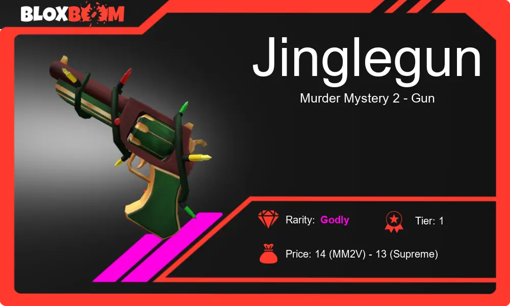 Discover the Jinglegun MM2: A Festive Blast in Bloxboom!