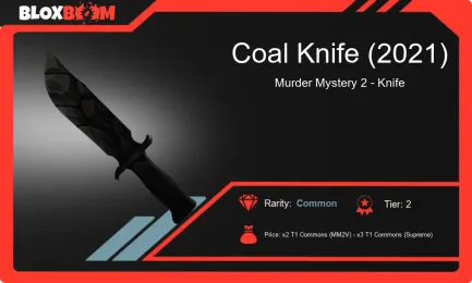 Exploring the Hype Around the Popular Coal Knife (2021) in MM2: A Gaming Enthusiast's Guide