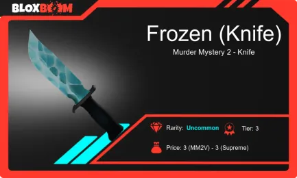Learn to Get the Frozen Knife in MM2. How to Obtain, Value and More!