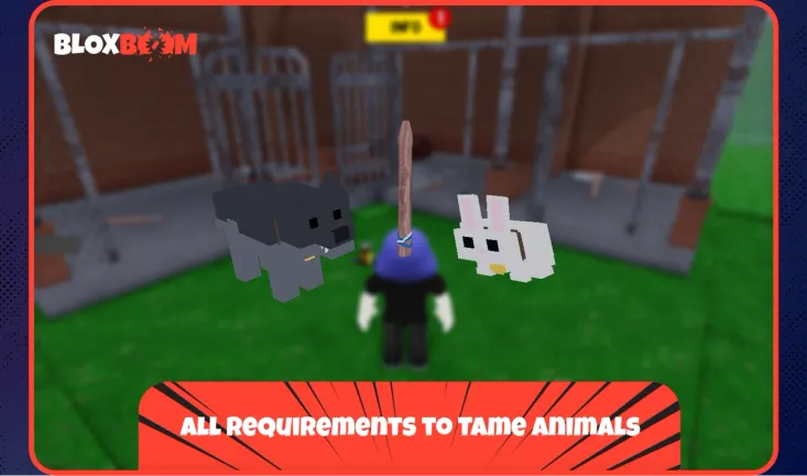 All Requirements to Tame Animals