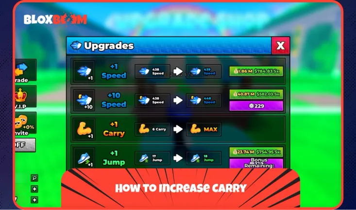 How to Increase Carry in Escape Tsunami for Brainrots