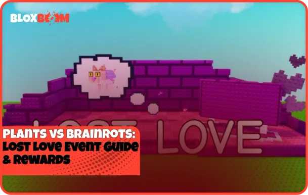 Plants vs Brainrots: Lost Love Event Guide & Rewards