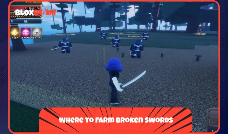 Where to Farm Broken Swords