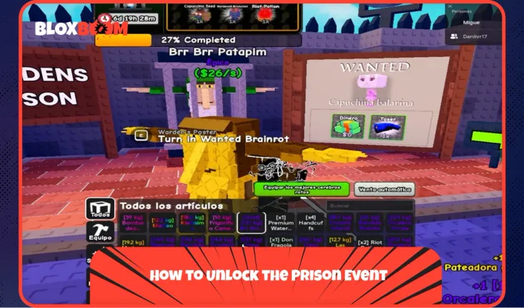 How to Unlock the Prison Event