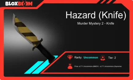 Bag the Awesome Hazard Knife in Roblox Murder Mystery 2 โ Your Go-To Guide for Grabbing This Killer Gaming Blade!