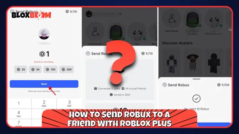 How to Send Robux to a Friend With Roblox Plus