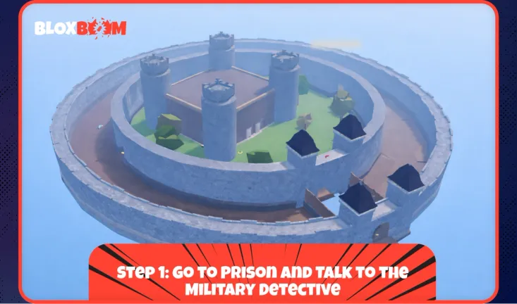 Step 1: Go to Prison and Talk to the Military Detective