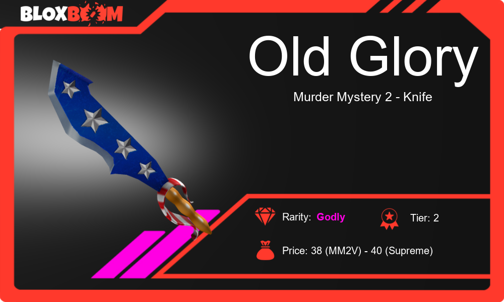 Grab the Patriotic Old Glory Knife in Roblox MM2!