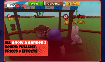 All Grow a Garden 2 Gears: Full List, Prices & Effects