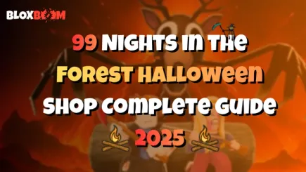 99 Nights in the Forest Halloween Shop Guide (2025)